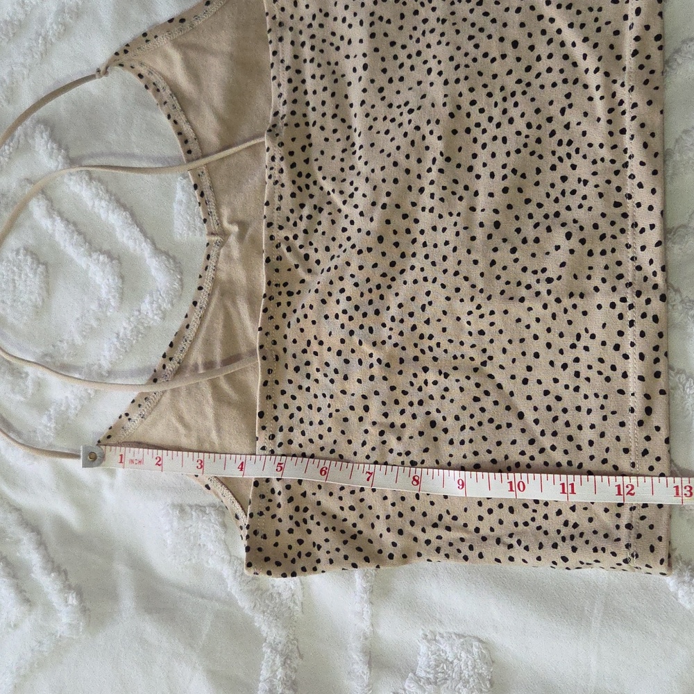 Abercrombie Polka Dot Spaghetti Strap Crop Top - Picture 6 of 6